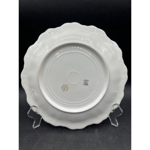 Vintage Limoges France A. Lanternier Lunch Plate, 8.75″ x 1″ - Picture 4 of 10